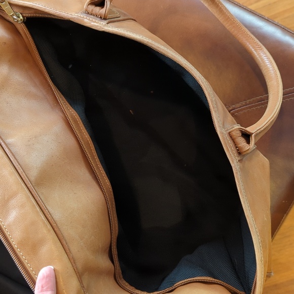 Vintage Coach Overnighter 512 British Tan project bag. - Picture 14 of 16